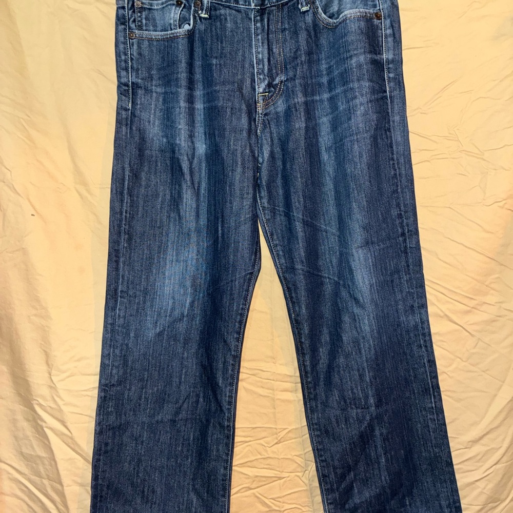 Lucky Brand Men's Vintage Relaxed Blue Jeans